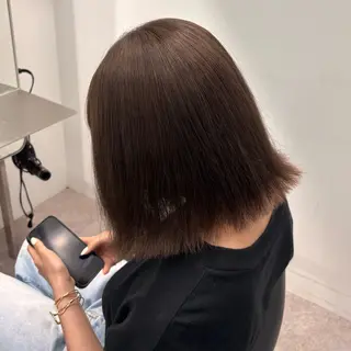 ミディアム カラー 似合わせ 暖色 カラー🫧MIU☆のヘアスタイル