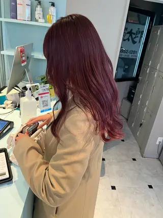 セミロング カラー ヘアアレンジ 愛されカラー🩷 はるなのヘアスタイル