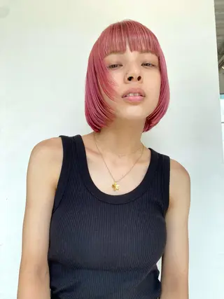 ショート Hair & make Lamp所属・梅田のブリーチ特化 美容師KAI🥰のヘアスタイル