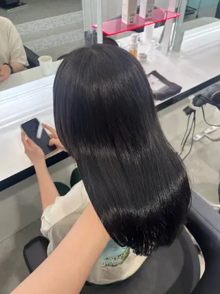 セミロング カラー みう/仙台/暖色/ 艶髪/顔周りカット/のヘアスタイル