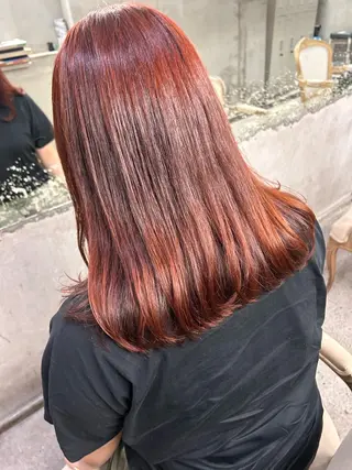 ミディアム カラー お任せヘア☘️☘️ 及川渚のヘアスタイル