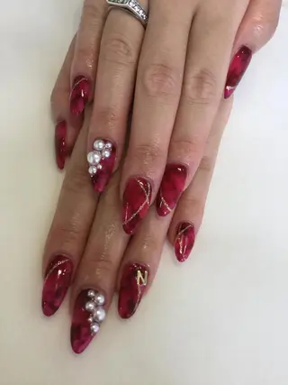 ネイル 💎🐰 saki. m 🐰💎のネイルデザイン