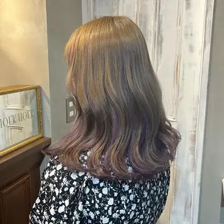 セミロング カラー むらたねね🌻 スタイリストのヘアスタイル