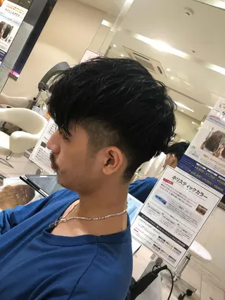 ショート メンズ AUBE HAIR camelia　枚方店所属・メンズパーマ/ メンズカット/渡邊亘のヘアスタイル