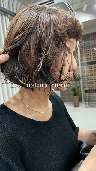 ミディアム パーマ メンズ 吉田一輝 外国人パーマのヘアスタイル