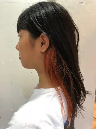 ミディアム カラー 髪質改善/縮毛矯正/ 透明感カラーYUMAのヘアスタイル