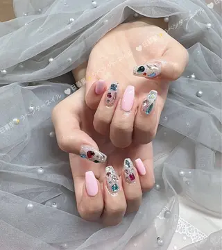 ネイル ラベンダー💖日暮里 ルル💖ネイルのネイルデザイン