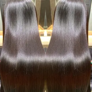 ロング カラー ツバサ 髪質改善のヘアスタイル