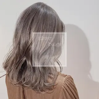 ミディアム カラー 新宿/韓国風レイヤー 髪質改善/渋谷直樹のヘアスタイル