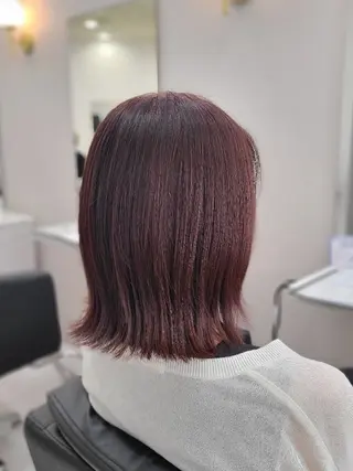 ミディアム カラー 桐島 令奈のヘアスタイル