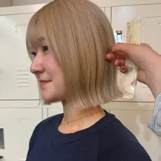 ミディアム カラー shin enom yuukaのヘアスタイル