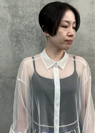 ショート 小顔ボブ/お悩み解決 /ボブパーマ/とういのヘアスタイル