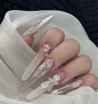 ネイル 長さだし専門 ありさのネイルデザイン