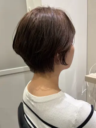 ショート EMANONシェアサロン千葉所属・Manami☁️ 縮毛/カットモデルのヘアスタイル