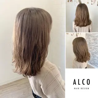 ミディアム カラー ワタイショウタ 髪質改善✨眉毛サロンのヘアスタイル