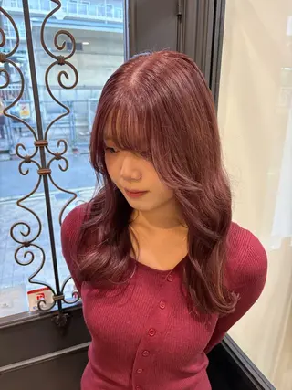 ロング カラー しおり🍬 KOKORO🤍のヘアスタイル