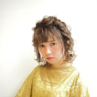 ヘアアレンジ 似合わせ艶髪カラー ❤️ハダユミのヘアスタイル