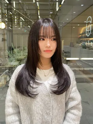 ロング hina☺︎ 髪質改善/ストレートのヘアスタイル