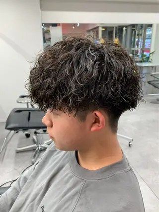 ショート パーマ メンズ お悩み解消✨/ メンズパーマ✨/直樹のヘアスタイル