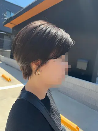 ショート 坂田 優子のヘアスタイル