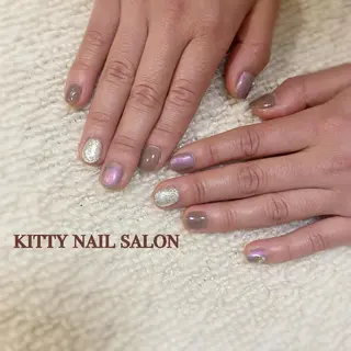 ショート ネイル kitty nail salonのネイルデザイン