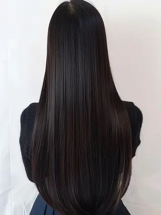 ロング 松尾 空唯希のヘアスタイル