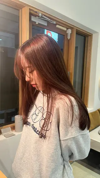 カラー Wカラー🐾 ハルナのヘアスタイル