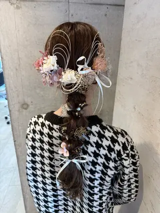 ロング ヘアアレンジ 女性に人気♪ はやしほのかのヘアスタイル