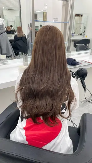 ロング カラー 🫧韓国風透明感 ヘア🫧towaのヘアスタイル