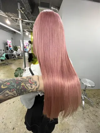 ロング LAME所属・RU NAのヘアスタイル