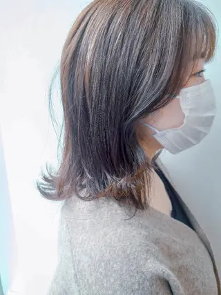 カラー ミディアム 髪質改善/ブリーチ 田代 龍我のヘアスタイル