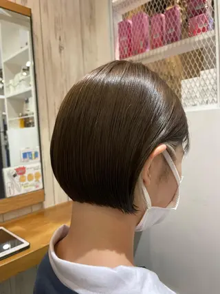 ショート 井上 舞のヘアスタイル