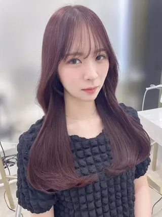 ミディアム カラー COA GINZA 空也/前髪/顔まわりのヘアスタイル