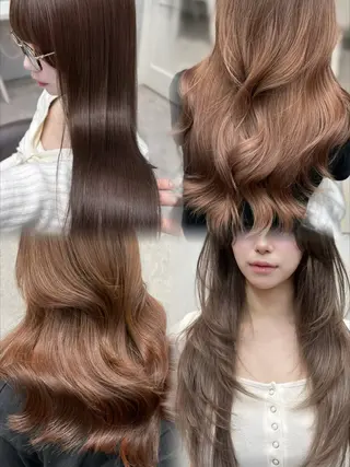 ロング MOE 福岡韓国ヘア✧︎のヘアスタイル