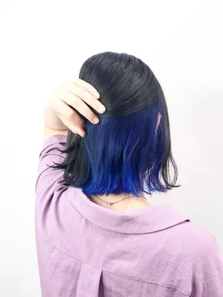 ミディアム カラー  渡部 妃月のヘアスタイル