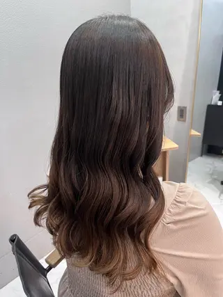 ロング パーマ ハイトーン/韓国風/ 艶髪/吉祥寺のヘアスタイル