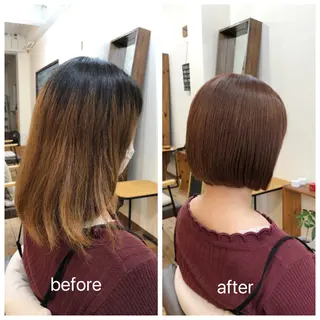 ショート カラー nest  のヘアスタイル