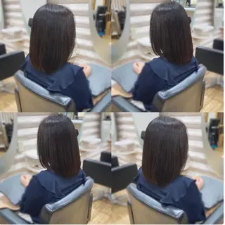 ミディアム カラー 『艶髪』で印象が激変 ！髪質改善専門KONのヘアスタイル