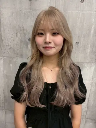 ミディアム カラー パーマ ヘアアレンジ メンズ キッズ HAYATO＊ ＊ 🌷モテボブ🌷のヘアスタイル