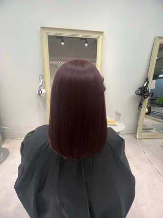 カラー 晶／艶髪カラー ／トリートメントのヘアスタイル