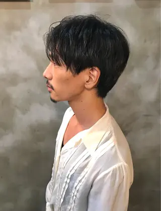 ショート メンズ 木村陸弥 似合わせ 透明感カラー🌿のヘアスタイル