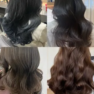 ミディアム 山崎/ボブ縮毛矯正 レイヤー髪質改善のヘアスタイル