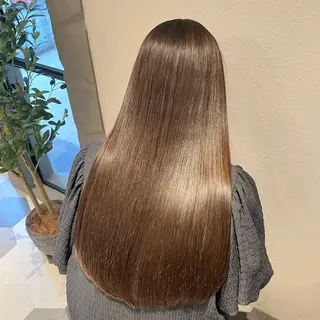 ロング カラー 暖色/顔周り /ヘアメ/あつはのヘアスタイル