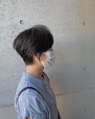 ショート カラー パーマ は まべのヘアスタイル