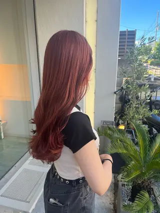 ロング カラー TIDEHAIR 茨木店所属・TIDEHAIR YUKINAのヘアスタイル