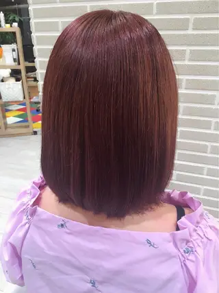 カラー 植田 菜月のヘアスタイル