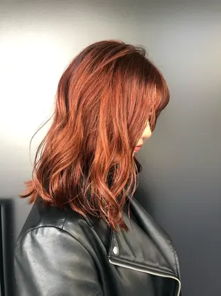 ミディアム カラー 🌈髪質改善特化🌈 ルフレのヘアスタイル