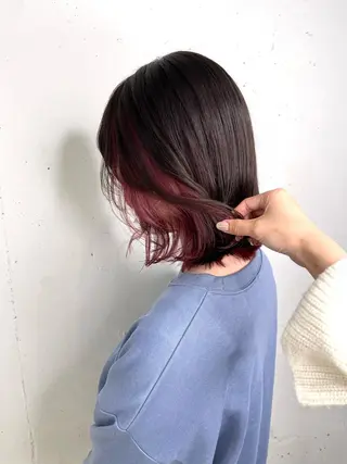 ミディアム カラー flammeum 藤枝店所属・RINO 🌙トレンドスタイルのヘアスタイル