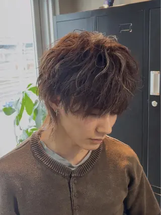 ショート パーマ メンズ 🔥メンズ特化方🔥 似合わせ💈三宅悠斗のヘアスタイル