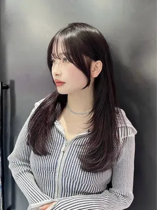 ロング 韓国/縮毛矯正/ カンタのヘアスタイル